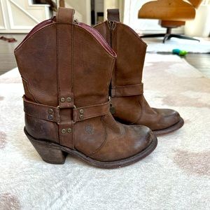 Leather Ariat Booties